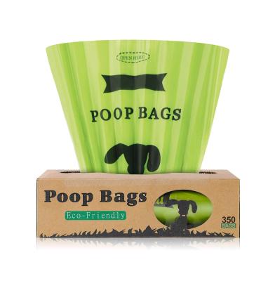 China Sustainable Dog Poop Green Environmental Protection For Flat Type Durable Compostable Poop Bags Dog Poop Bag Holder Biodegradable Poo Bags for sale