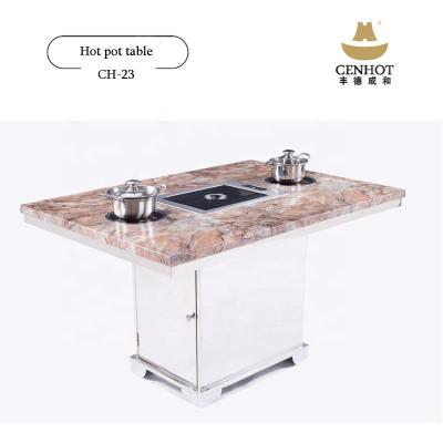 China Mini Shabu Easy Smokeless Electric Shabu Hot Pot Table and Korean BBQ Tables and GRILLING Grill Tables for sale