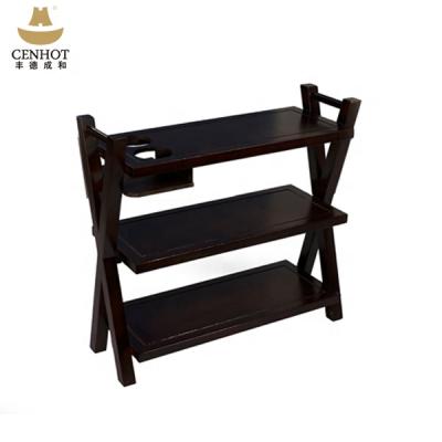 China CENHOT WOODEN 3 TIER RESTAURANT FOOD SHELF SUPPLY durable for sale