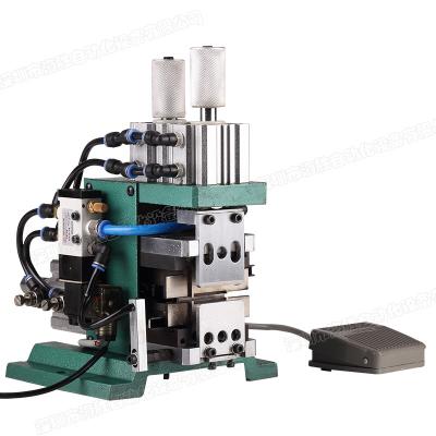 China HS-3FN Vertical Wire Twisted Core Stripping Machine for sale