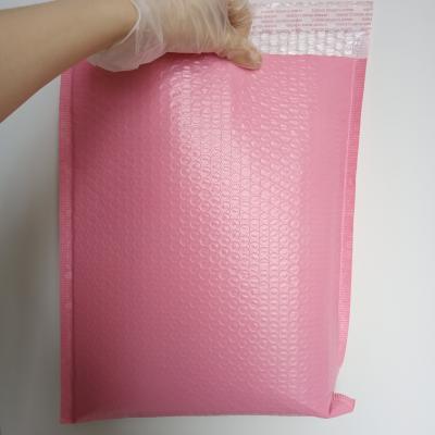 China Custom Couier Eco-Friendly Shipping Bags Waterproof Pink Bubble Mailer Envelope Envelope Bag for sale