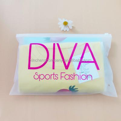 China High Quality Custom Logo Moisture Proof Custom Clothing Color Low Price Zipper Bag Tote Bag Plastic for sale