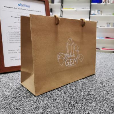 China Business& Custom Personalized Printed Logo White Cardboard Shopping Gift paper bag from shopping maker with your own logo for sale