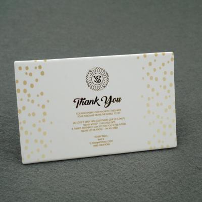 China Europe latest design custom simple style invitation business greeting thank you gift card for sale