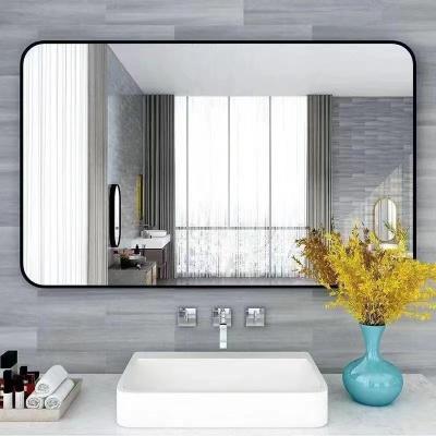 China Lit Prefer High SIZE Toilet Room Elegant Bathroom Wall Mirror Full Body Hotel Clear Glass Mirror for sale