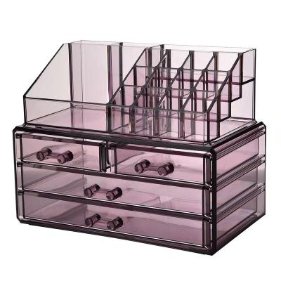 China Makeup Shop Storage Display Lipstick Makeup Brush Storage Box Acrylic Makeup Organizer for sale