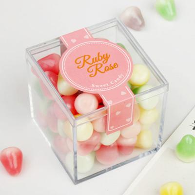 China Custom Modern Acrylic Candy Box Eco-friendly Acrylic Storage Box for sale