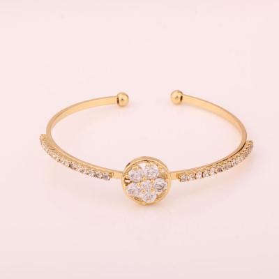 China Gold Plated 2018 New Fashion Design Dubai 22k Gold Bracelets for sale