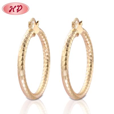 China No Allergic 2019 Latest Fashion Design 18K Gold Plated Oversized Circle Earings For Women Jewelery for sale