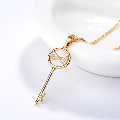 China Hot Trendy USA Import China China Import China Heart Shape Diamond Pendant Necklace Jewelry Circle for sale