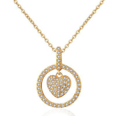 China 2019 Wholesale No Allergic Fashion Jewelry Custom 14K Gold Charms Bling Picture Long Pendant Necklace for sale