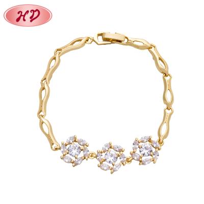 China Trendy Fashion Colorful Zircon Alloy Charm Jewelry Bracelet for sale