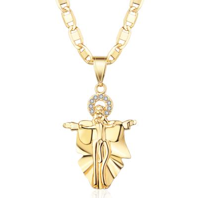 China Trendy Fashion 18K Gold Religious Allah Jesus Pendant Cross for sale