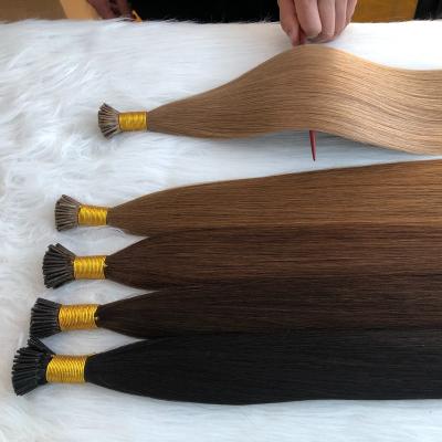 China 100% Silky Straight Wave Hair 30 Inches I Tip Bulk Custom Packing Remy Human Hair Extension for sale