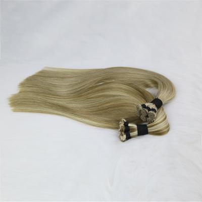 China New 2022 20inch Handtied Silky Straight Wholesale Bundle 100gram Hair Extensions for sale