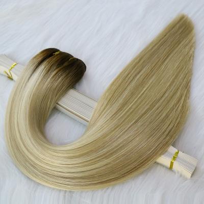 China Color Silky Straight Size Customized Brazilian Remy Human Hair Weft Lace Hair Extensions 100% Hd for sale