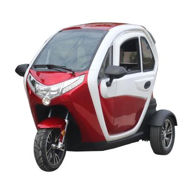 China 2021 Europe Most Popular AERA-T414 Passenger Covered Cabin Electric Tricycles 3 Wheel Motorcycle Electric Moped for sale