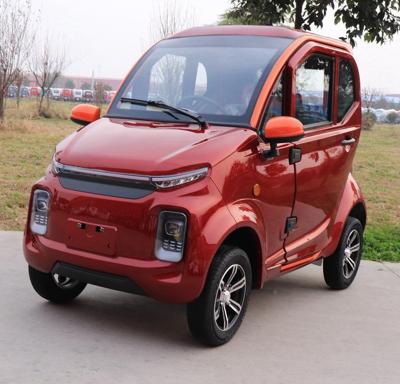 China AERA-Q7 Fabric Customized Colorful Electric Mini Car With 3 Seats Downtown Driving Electric Auto Vehicle With EEC Coc for sale