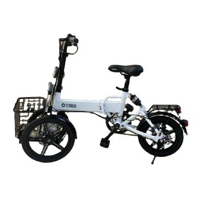 China China Hot Sale Aluminum Alloy AERA-K3 Three Wheel Electric Bike Adult Outdoor Electric Folding Bicycle with EEC and COC Certificate for sale