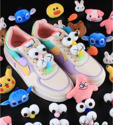 China Flat Wholesale Adjustable Cute Decoration Clips DIY Cartoon Lace Charms For Sneaker Running for sale