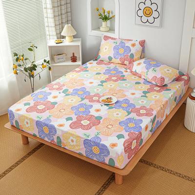 China Eco-friendly Mulan Floral Printed Bedspread Customize Fitted Sheets Cotton Blanket Wholesale Polyester for sale