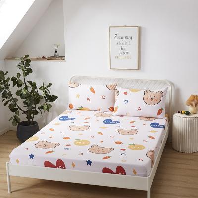 China Eco-Friendly Modern Design Cartoon Bed Sheet Cotton Polyester Bed Sheets Eco-Friendly Printed Custom Floral Blanket For Bedroom for sale