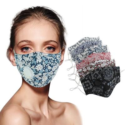 China Hot Selling Colorful Washable Cotton Public/Health Care 2022 Plain Public Health Care/Health Care Facemask With A Breather Valve For Adult for sale