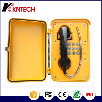 China IP65 waterproof and dustproof emergency phone , vandal proof industrial telelphone KNSP-01 for sale