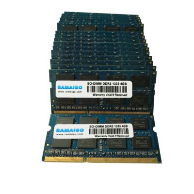 China Cheapest Cost Original Chip 1333MHZ 1600MHZ 204 Pin Memoria Sodimm Memory DDR3 4GB 8GB 16GB Laptop Ram for sale