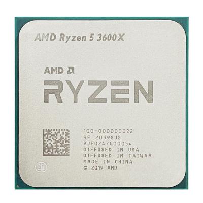 China Desktop CPUs For AMD R'yzen 5 3600X R5 3600X 3.8 GHz Six-core Twelve-thread Processor 7NM 95W L3=32M 100-000000022 Socket AM4 for sale