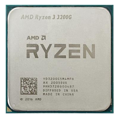 China Best Price Desktop CPUs For AMD R 3 3200G R3 3200G 3.6 GHz Quad-core Quad-thread 65W CPU Processor L3=4M YD3200C5M4MFH Socket AM4 for sale