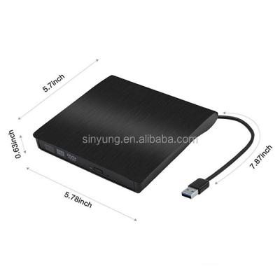 China USB 3.0 DVD-RW CD-RW Drive Burner External Optical Drive Burner CD ROM Combo Writer USB 3.0 Rewritable For MacBook Pro PC Win 7 8 for sale