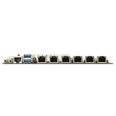 China Pfsense Firewall Intel 3865U i3 i5 i7 Motherboard Gigabyte ddr3 6lan Port Gigabyte DDR3 6lan Port PC Mainboard For Server Mini Itx Router 170*170 mm for sale