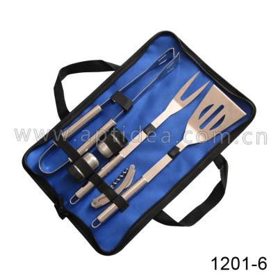 China Good quality easily cleaned stainless steel barbecue accessory set for sale