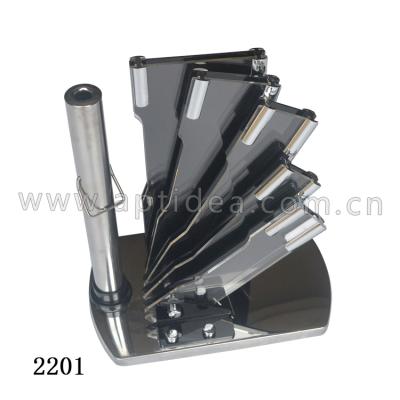 China Viable Flexible Knife Block Acrylic Knife Holder/Acrylic Block Sign Holder for sale