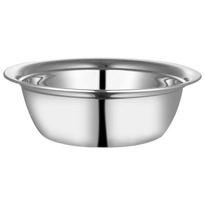 China DH Hot Selling Cheap Custom Large Kitchen Stainless Steel Serving Bowls Premium Stainless Steel Mixing Bowls Baking and Cooking for sale