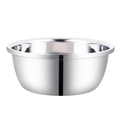 China MD Bowl Stainless Metal Mixing Bowls Set 12 sizes for Salad Fruit Washing for sale