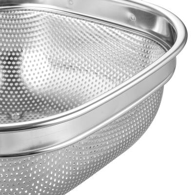 Chine Factory Supply Attractive Price Large Scoop Food Rotating 34CM Colander à vendre