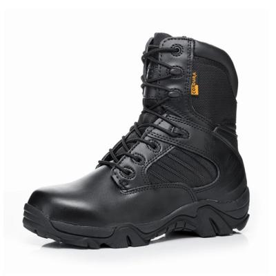 China Waterproof Black Outdoor Military Police Color Desert Tactical Combat Boots Army Walking Hunting Men To Combat Tactical Boots for sale