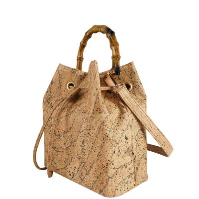 China Fashion Custom Design Vegan Eco-Friendly Natural Tote Cork Shoulder Bag Handbag For Women for sale