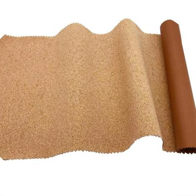 China Hot 2021 Custom Made Natural Cork Faux Leather Rolls Ultrathin Fabric Custom Printed Fabric Cork Lining Ling 0301 for sale