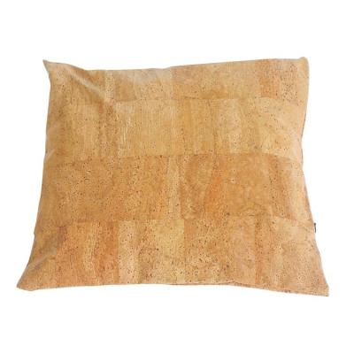 China Cork Fabric Wholesale High Quality Waterproof Natural Pillow Cotton Square Cushion Cover for sale