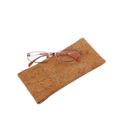 China Optical Cases Cork Recycled Sunglasses Pouch Natural Glass Case Custom Made From Natural Cork 2021 for sale