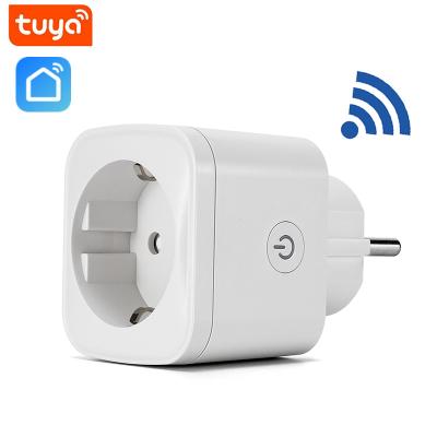 China Residential / multi-purpose factory sell economic US tuya / smartlife certificated 10A wifi plug / smart plug, app remote and Alexa / Google voice control for sale