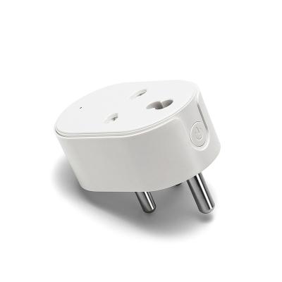 China South Africa/India Residential/Multi-Purpose Tuya Smart WiFi Socket Outlet | Voice control by Alexa/Google aux, 16A with energy monitoring for sale