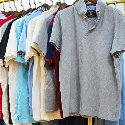 China Factory Direct Wholesale Cheapest Price Polyester / Cotton Used Clothes T Shirt For Men for sale