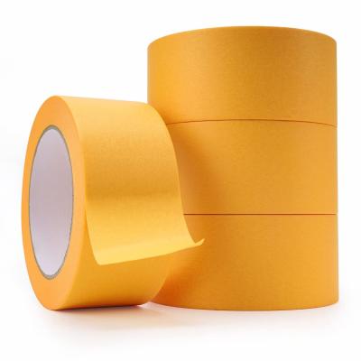 China Yellow Goldband Painters Masking Tape No Residue For Painting Shield Protection for sale