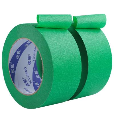 China Kleurrijke schilders op maat Maskerband Natuur rubber Kleefstof 140mic-160mic Te koop