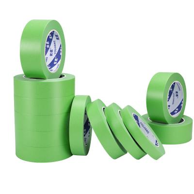 China 110-120 Micron Groen Kleefmiddel Washi Maskerband Waterdicht Kleurrijk 5mm Te koop