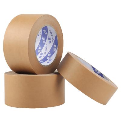 China 0.13mm Custom Printed Waterproof Kraft Paper Tape For Eco Friendly Packaging Solutions for sale